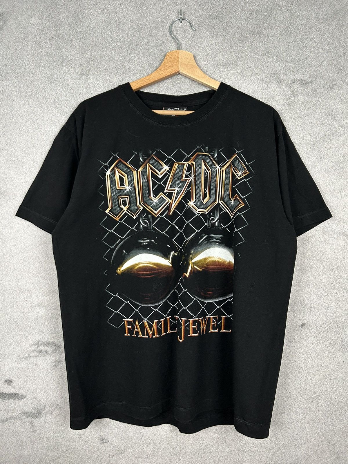 AC DC Vintage Graphic Tee Rock Band Tee