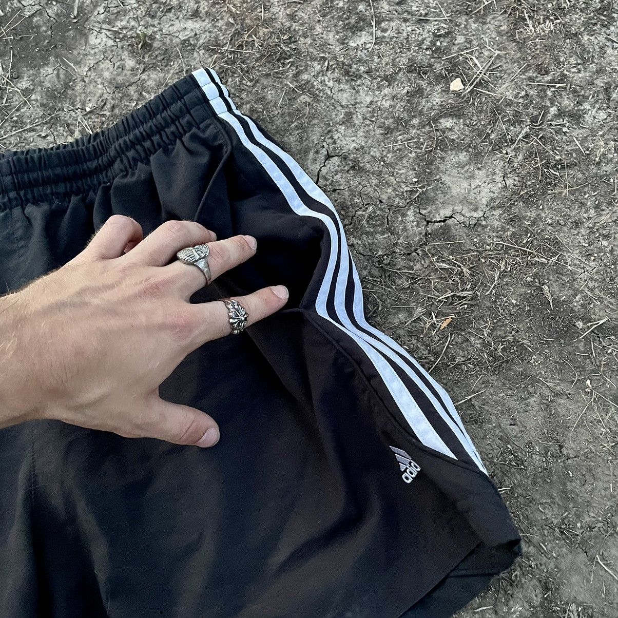 Vintage Vintage 90s Adidas Striped Shorts Streetwear Grunge Slim 34 Size US 34 / EU 50 - 4 Thumbnail