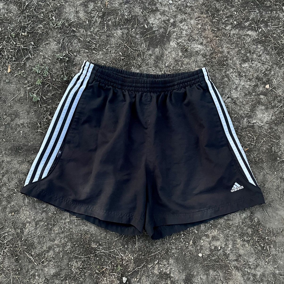 Vintage Vintage 90s Adidas Striped Shorts Streetwear Grunge Slim 34 Size US 34 / EU 50 - 1 Thumbnail