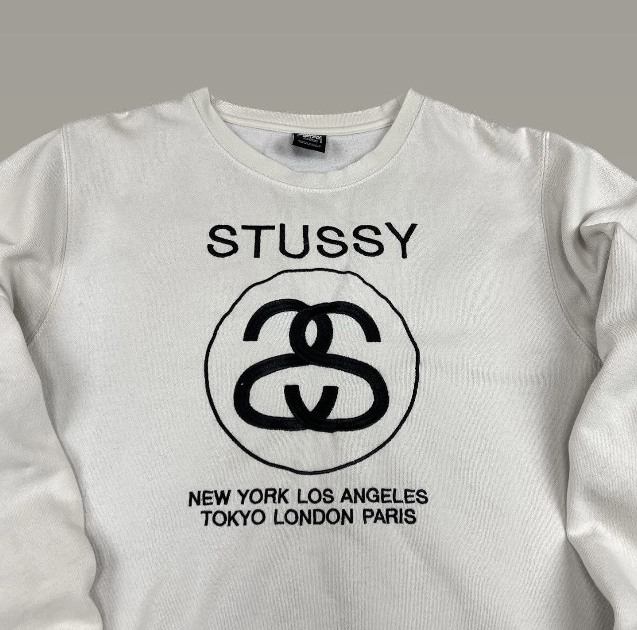 Stussy × Vintage •Free shipping •Stussy Worldwide Sweatshirt Made in USA Size US XL / EU 56 / 4 - 3 Thumbnail