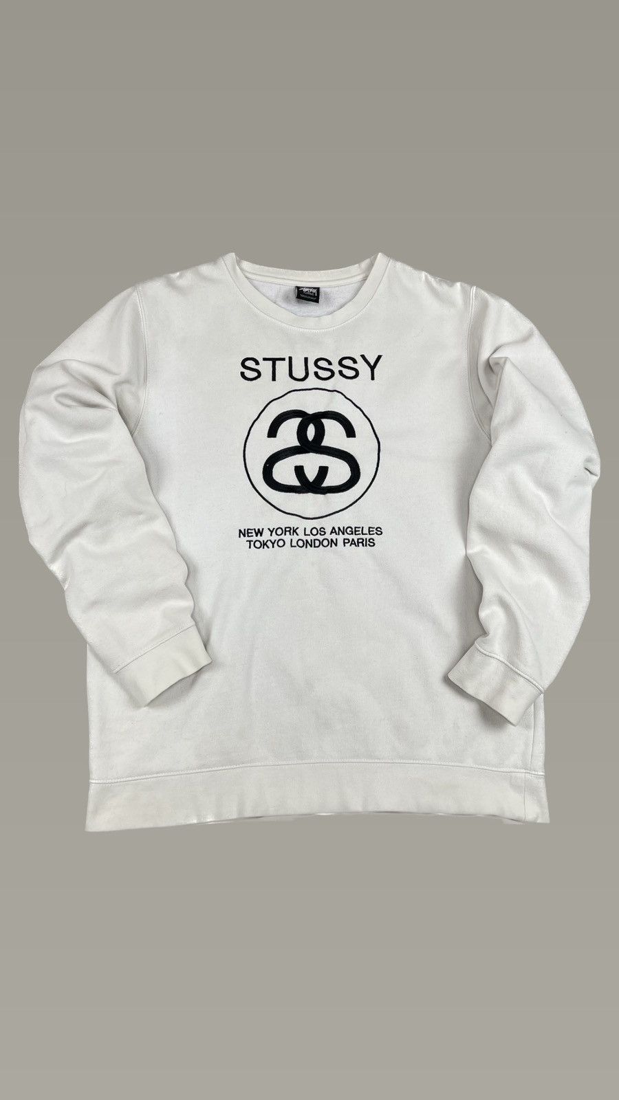 Stussy × Vintage •Free shipping •Stussy Worldwide Sweatshirt Made in USA Size US XL / EU 56 / 4 - 1 Thumbnail