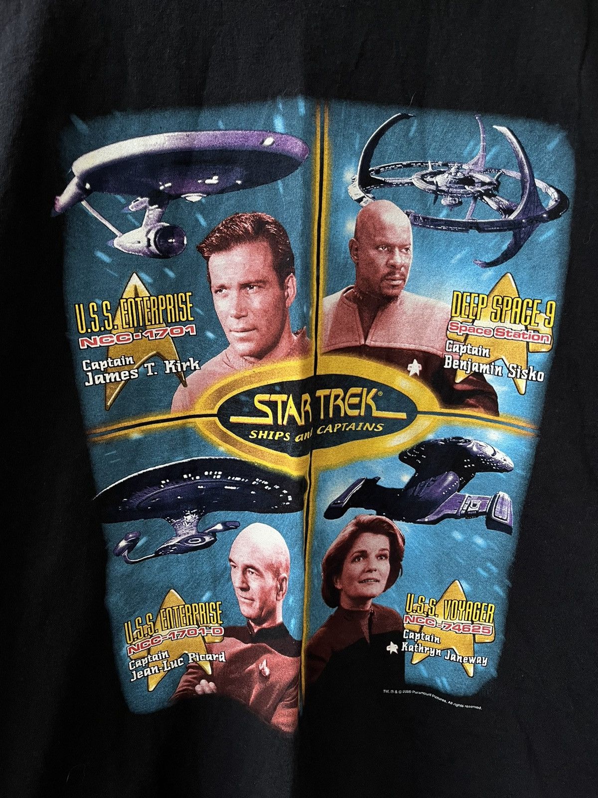 Vintage Vintage 2000 Star Trek ships and captains Size US XL / EU 56 / 4 - 2 Thumbnail