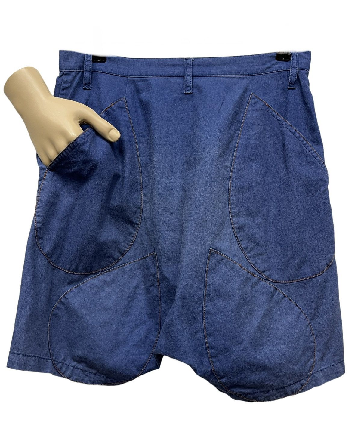 Issey Miyake NENET ISEY MIYAKE Rare Design High Waisted Buttoned Shorts Size US 29 - 6 Thumbnail