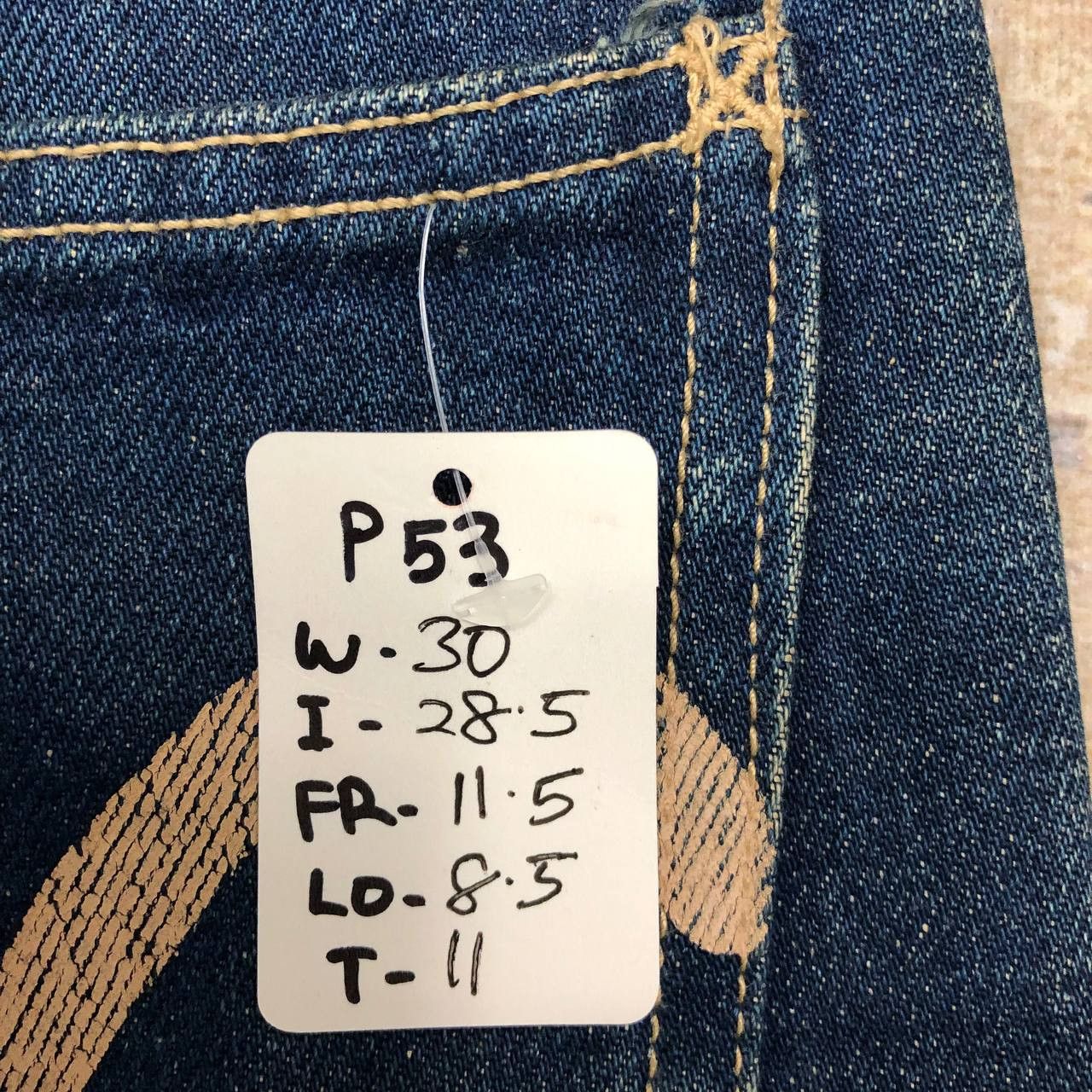 Evisu P53 VTG EVISU JAPAN DENIM Size US 30 / EU 46 - 7 Thumbnail