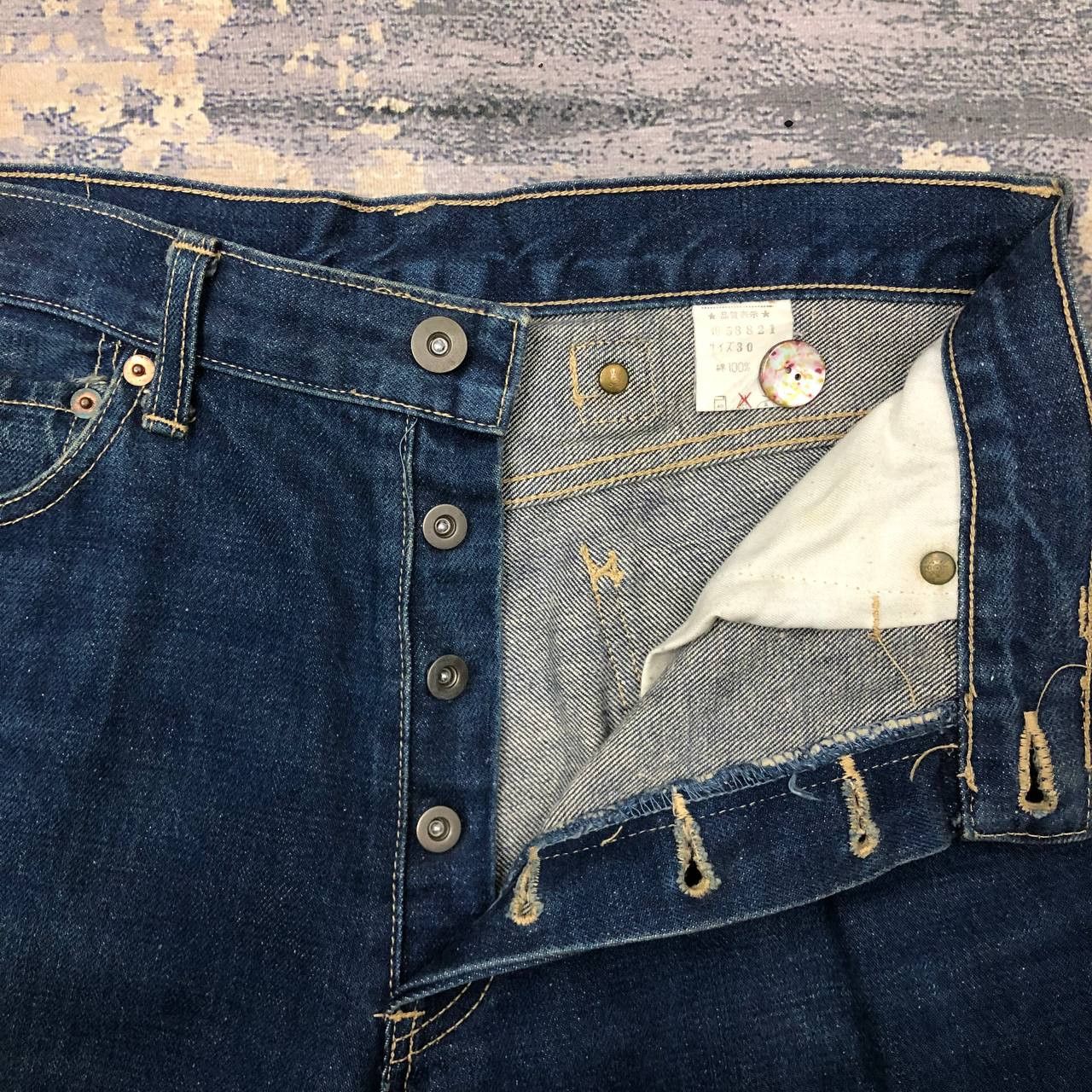 Evisu P53 VTG EVISU JAPAN DENIM Size US 30 / EU 46 - 5 Thumbnail
