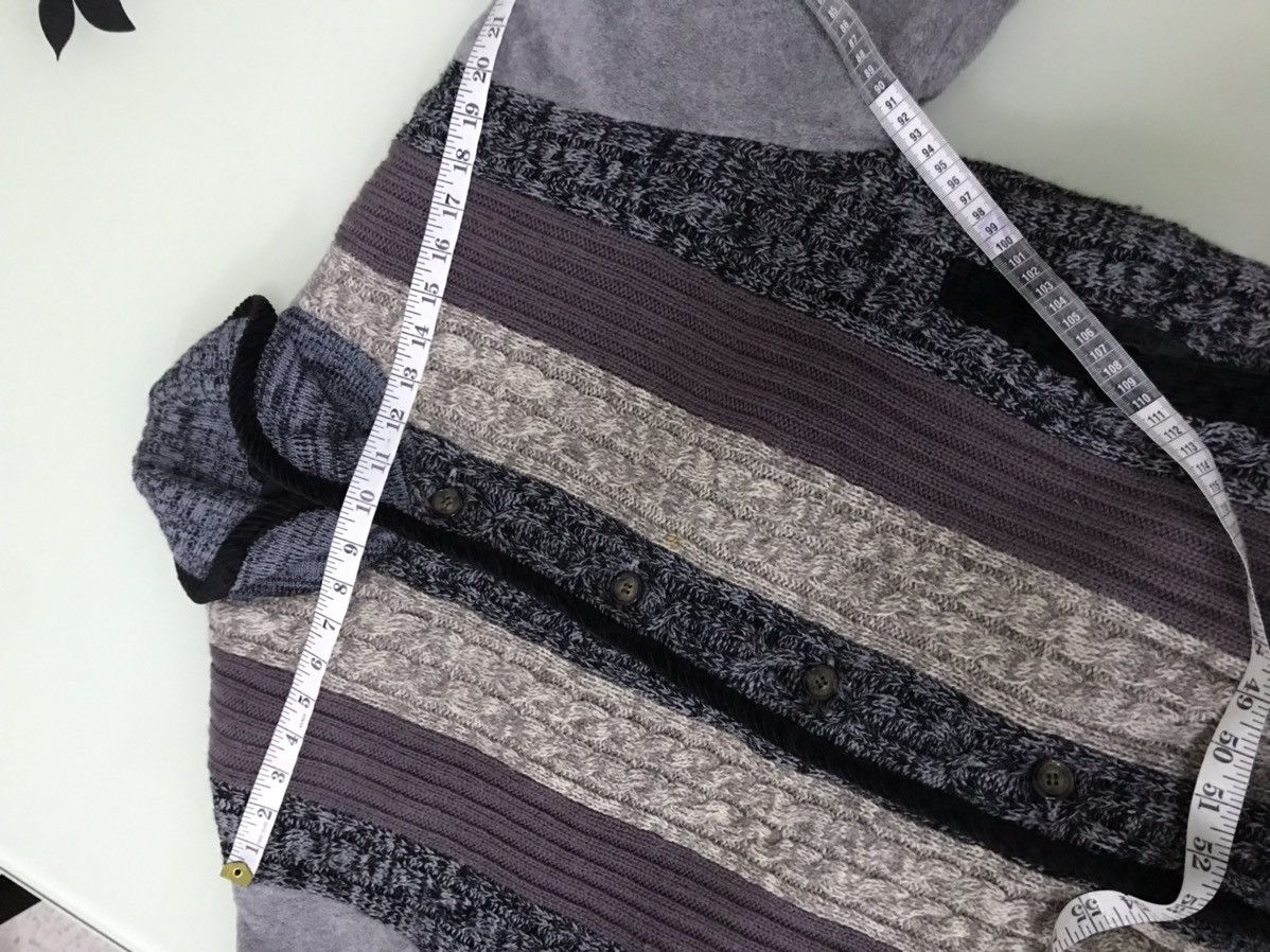 Japanese Brand Vintage Vivreclub Knit Gaudy Button Up Jacket Size US M / EU 48-50 / 2 - 18 Thumbnail