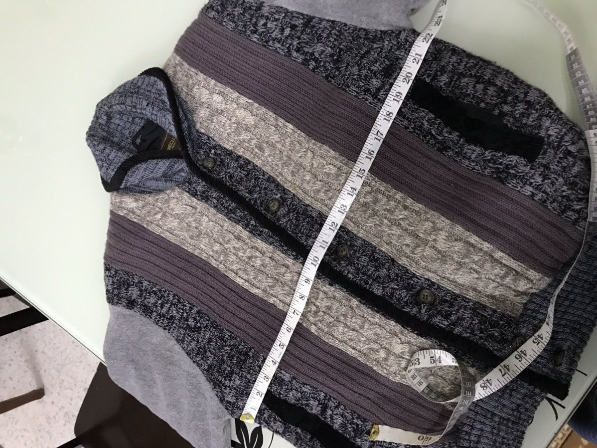 Japanese Brand Vintage Vivreclub Knit Gaudy Button Up Jacket Size US M / EU 48-50 / 2 - 17 Thumbnail