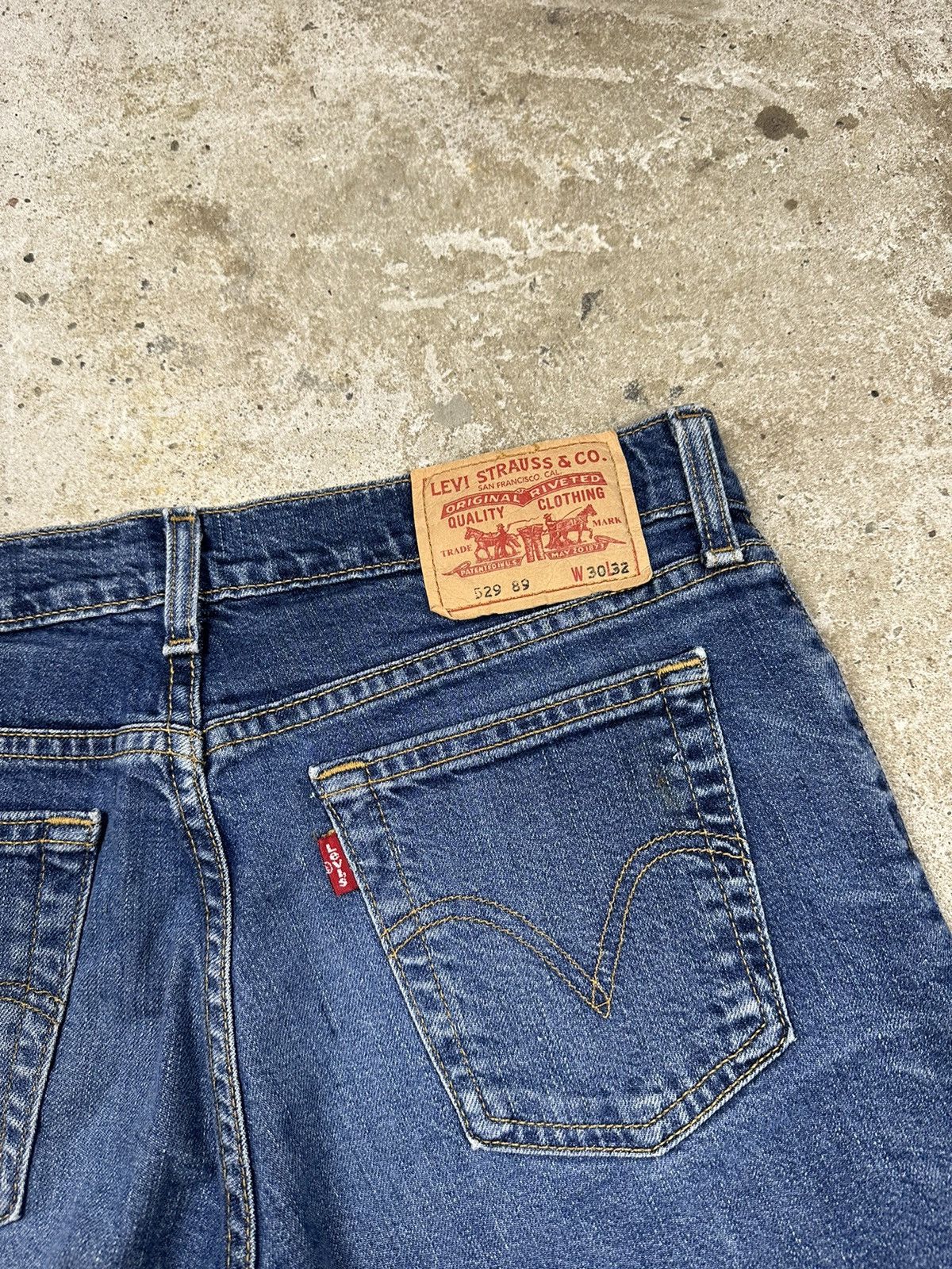 Levi's × Vintage Vintage y2k Levi’s 529 Denim Shorts Jeans Size US 30 / EU 46 - 5 Thumbnail