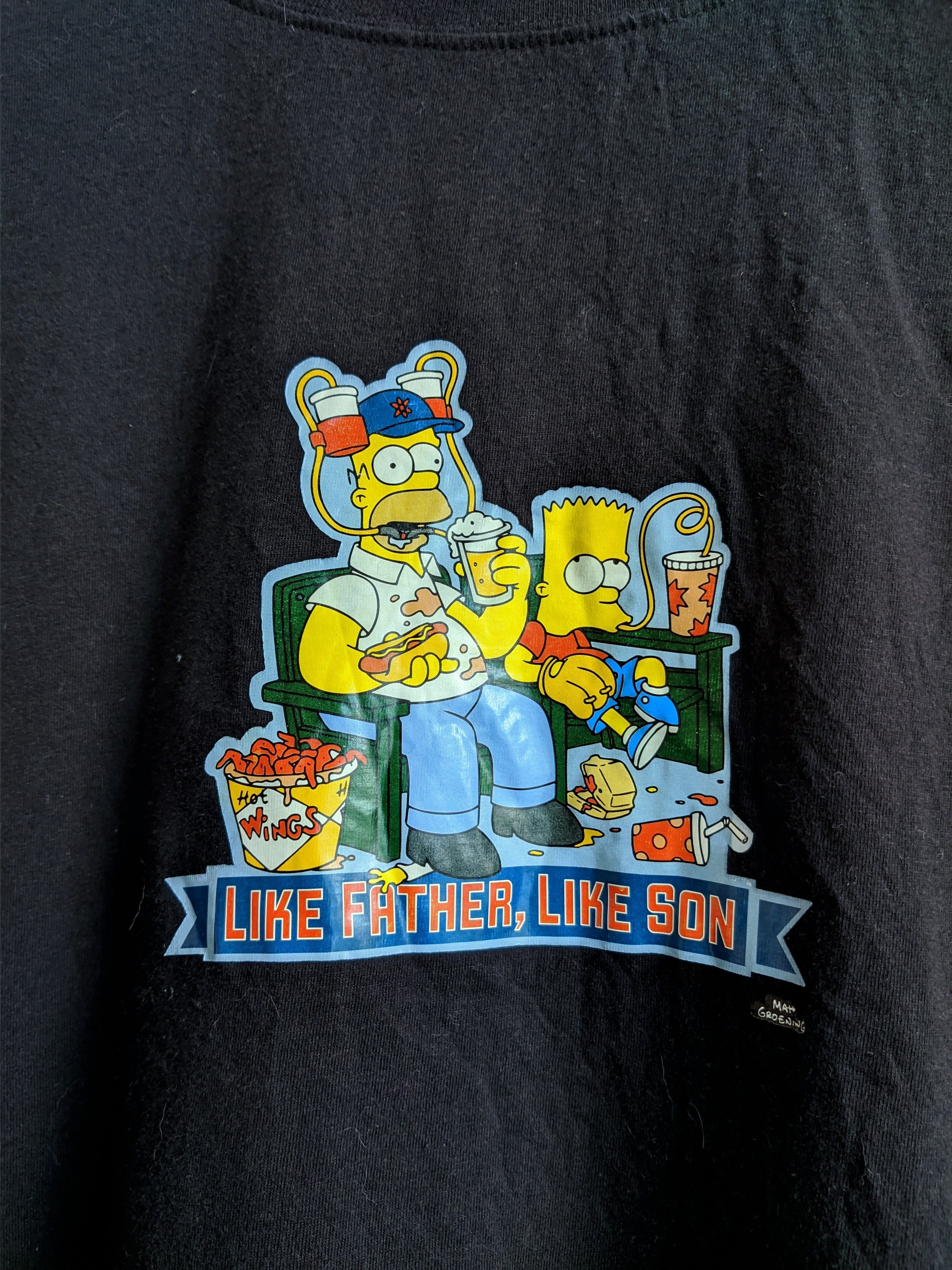 The Simpsons The Simpsons vintage tshirt big logo black 2000s Size US M / EU 48-50 / 2 - 3 Thumbnail