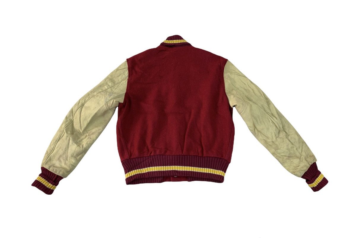 Vintage Albion Award Varsity Jacket Cowhide Leather Sleeve Size US M / EU 48-50 / 2 - 7 Thumbnail