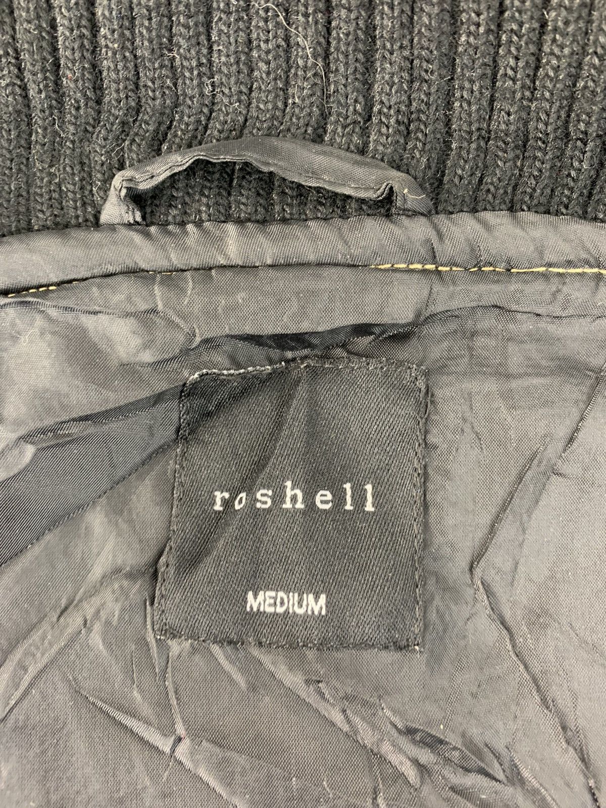 Other Hype Roshell Varsity Jacket Leather Sleeve Snap Button Size S / US 4 / IT 40 - 5 Thumbnail