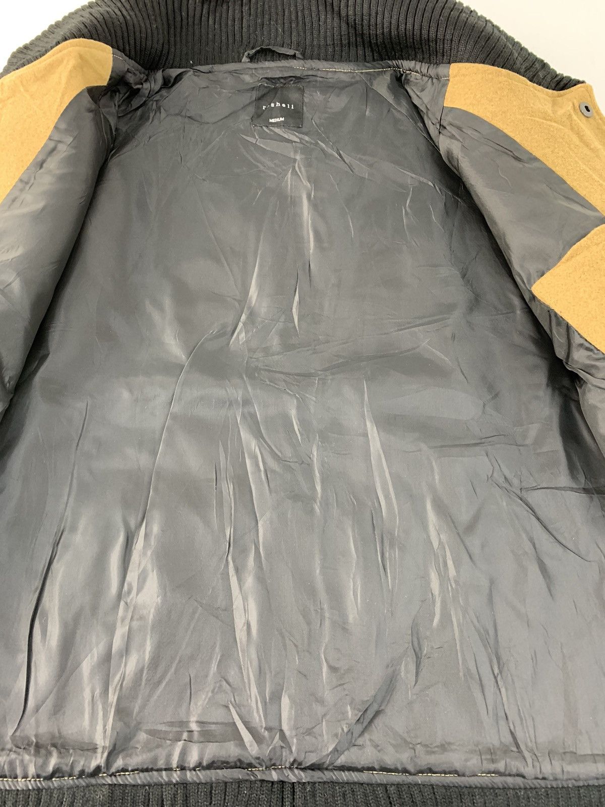 Other Hype Roshell Varsity Jacket Leather Sleeve Snap Button Size S / US 4 / IT 40 - 4 Thumbnail