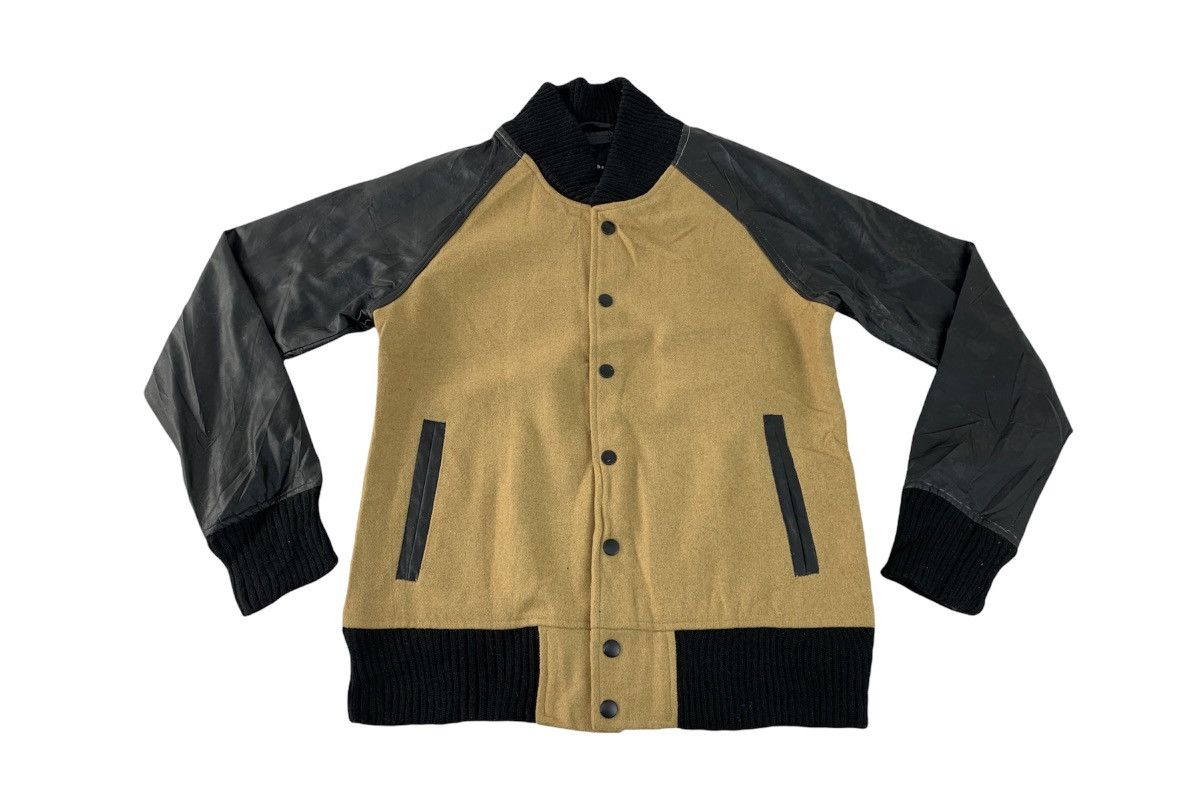 Other Hype Roshell Varsity Jacket Leather Sleeve Snap Button Size S / US 4 / IT 40 - 1 Thumbnail