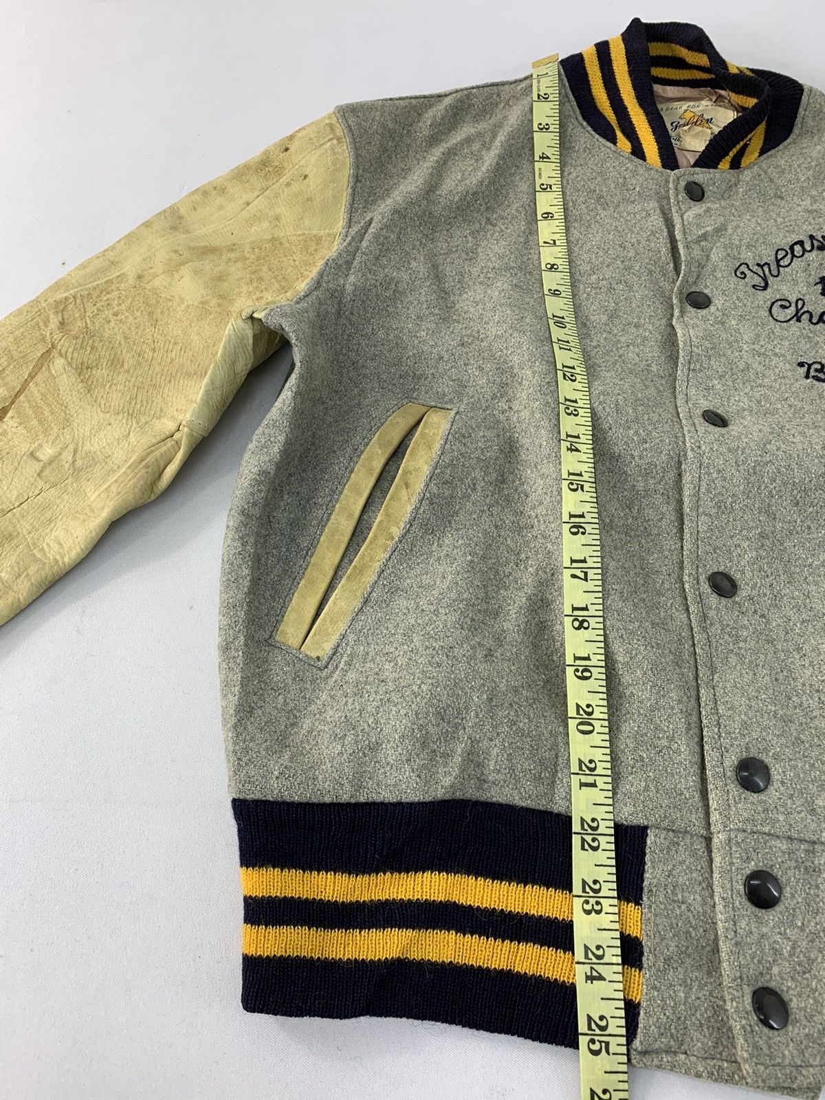Golden Bear 80s Golden Bear USA Varsity Jacket Leather Sleeve Size US M / EU 48-50 / 2 - 9 Thumbnail