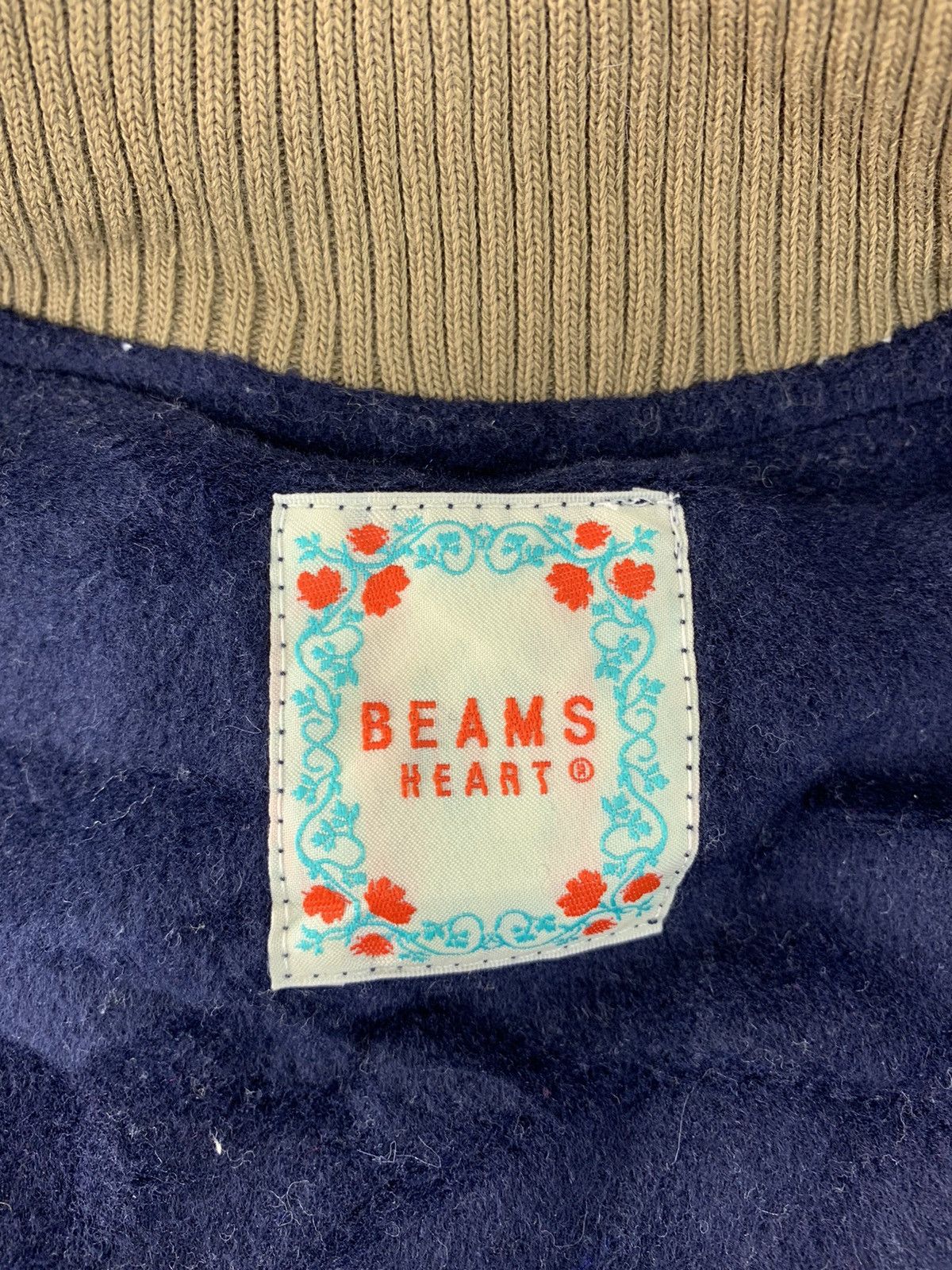Beams Plus Beams Heart Grizzly Fluffy Varsity Jacket Unisex Size S / US 4 / IT 40 - 4 Thumbnail