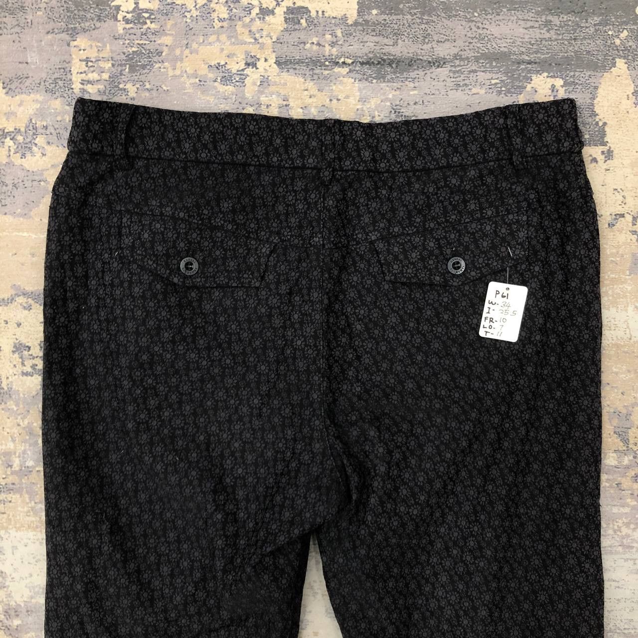 Kansai Yamamoto P61 M'ID x KANSAI YAMAMOTO FLOWER FULLPRINT ANKLE PANTS Size 34" / US 12 / IT 48 - 4 Thumbnail
