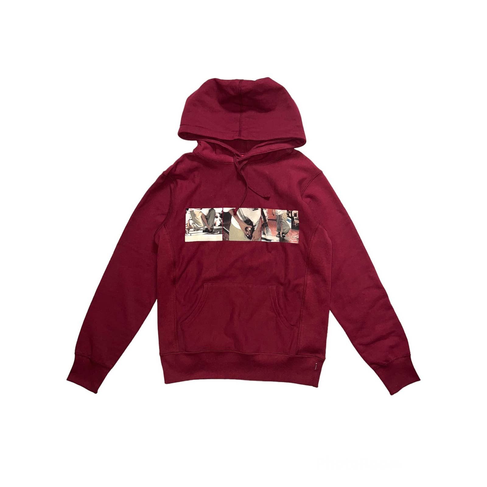 image of Supreme X Larry Clark Kids 40Oz Hoodie in Red (Size Small)