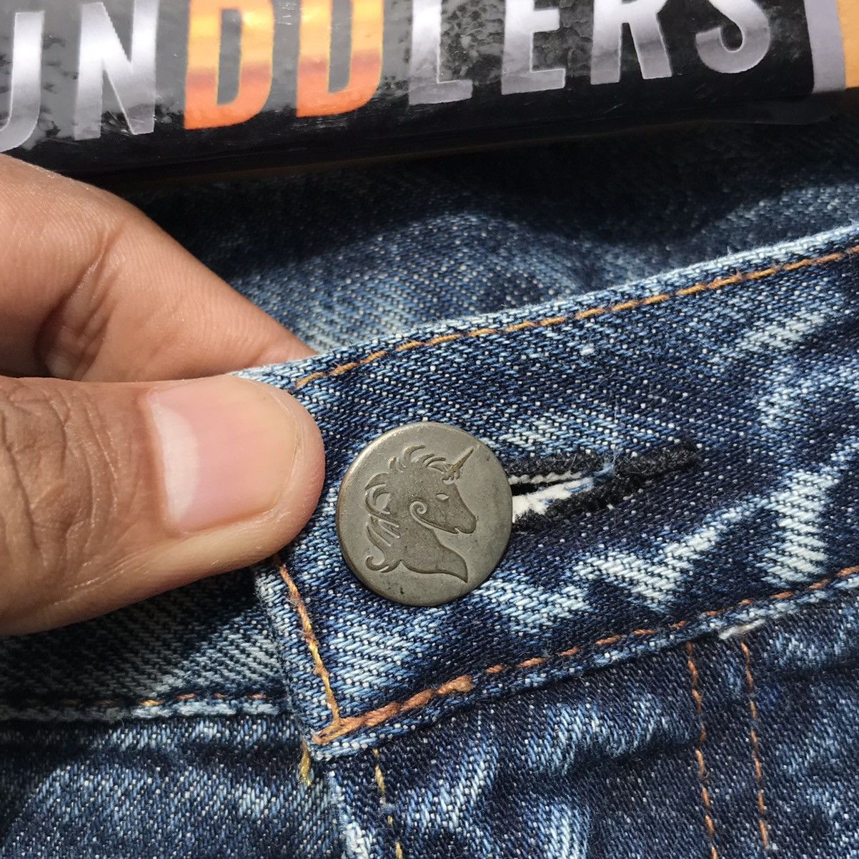 Japanese Brand 🔥Distressed🔥RNA Inc Slang Denim Jeans Japanese Brand Size US 32 / EU 48 - 22 Thumbnail