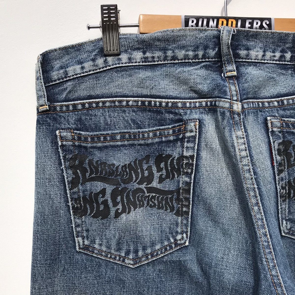 Japanese Brand 🔥Distressed🔥RNA Inc Slang Denim Jeans Japanese Brand Size US 32 / EU 48 - 17 Thumbnail