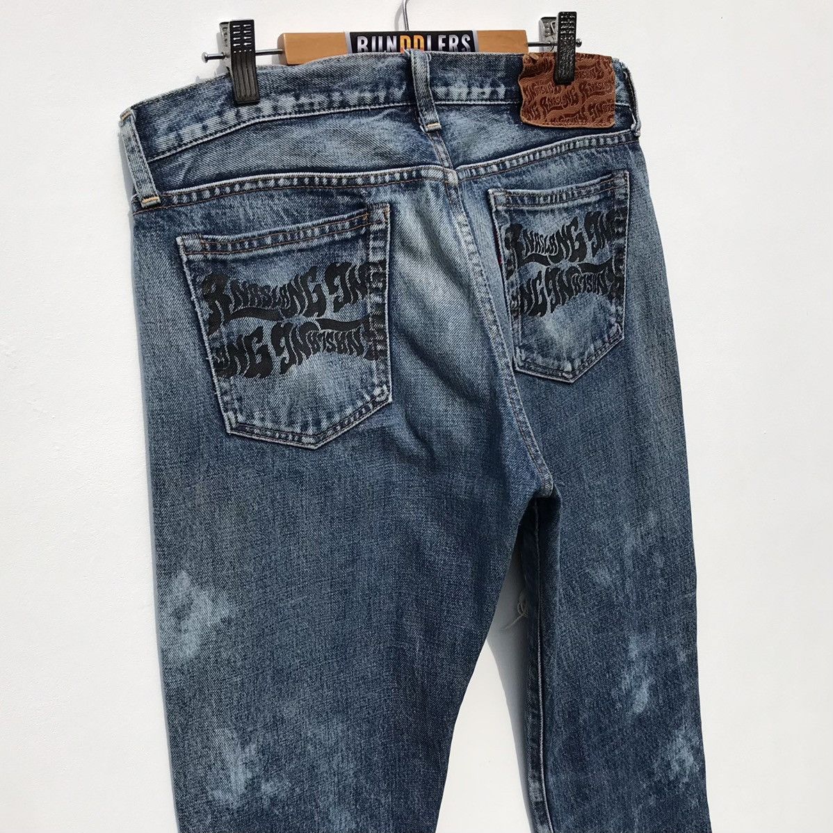 Japanese Brand 🔥Distressed🔥RNA Inc Slang Denim Jeans Japanese Brand Size US 32 / EU 48 - 9 Thumbnail
