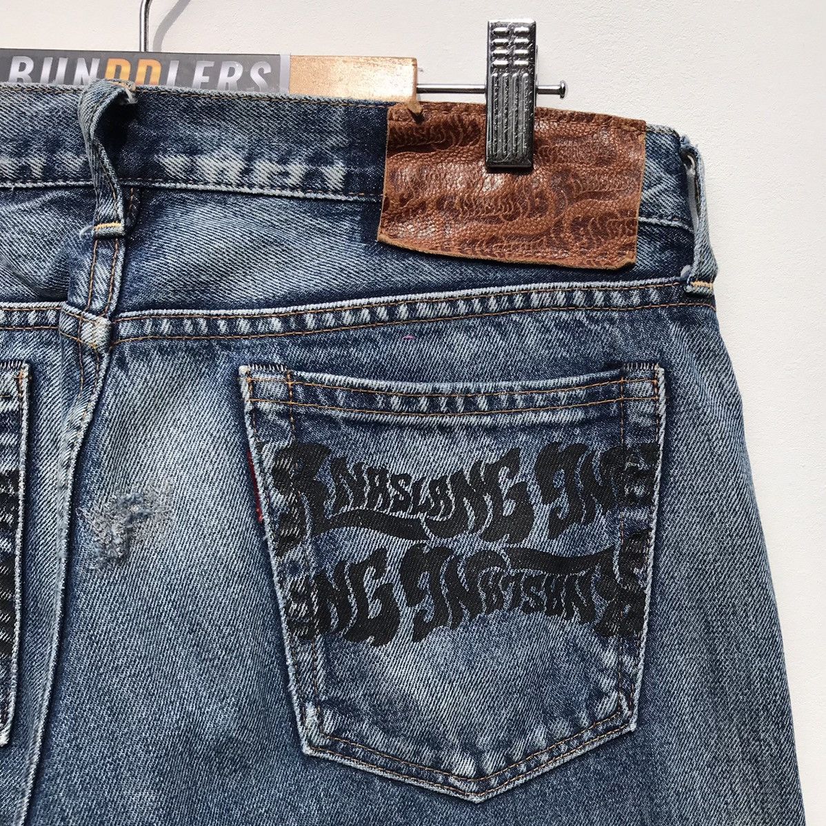 Japanese Brand 🔥Distressed🔥RNA Inc Slang Denim Jeans Japanese Brand Size US 32 / EU 48 - 18 Thumbnail