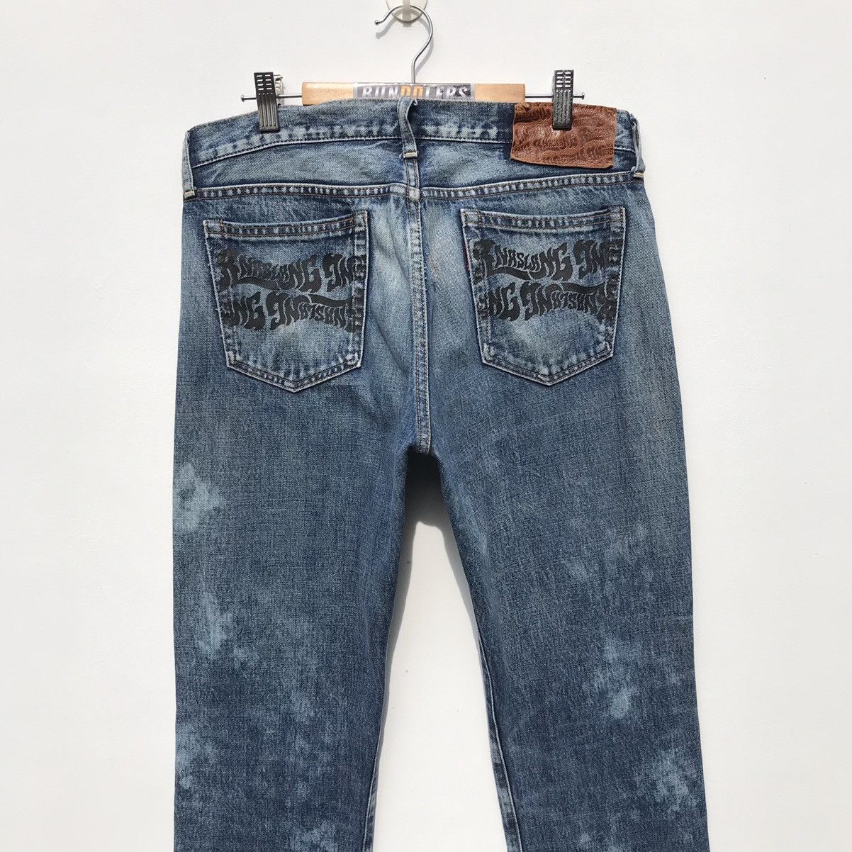 Japanese Brand 🔥Distressed🔥RNA Inc Slang Denim Jeans Japanese Brand Size US 32 / EU 48 - 7 Thumbnail