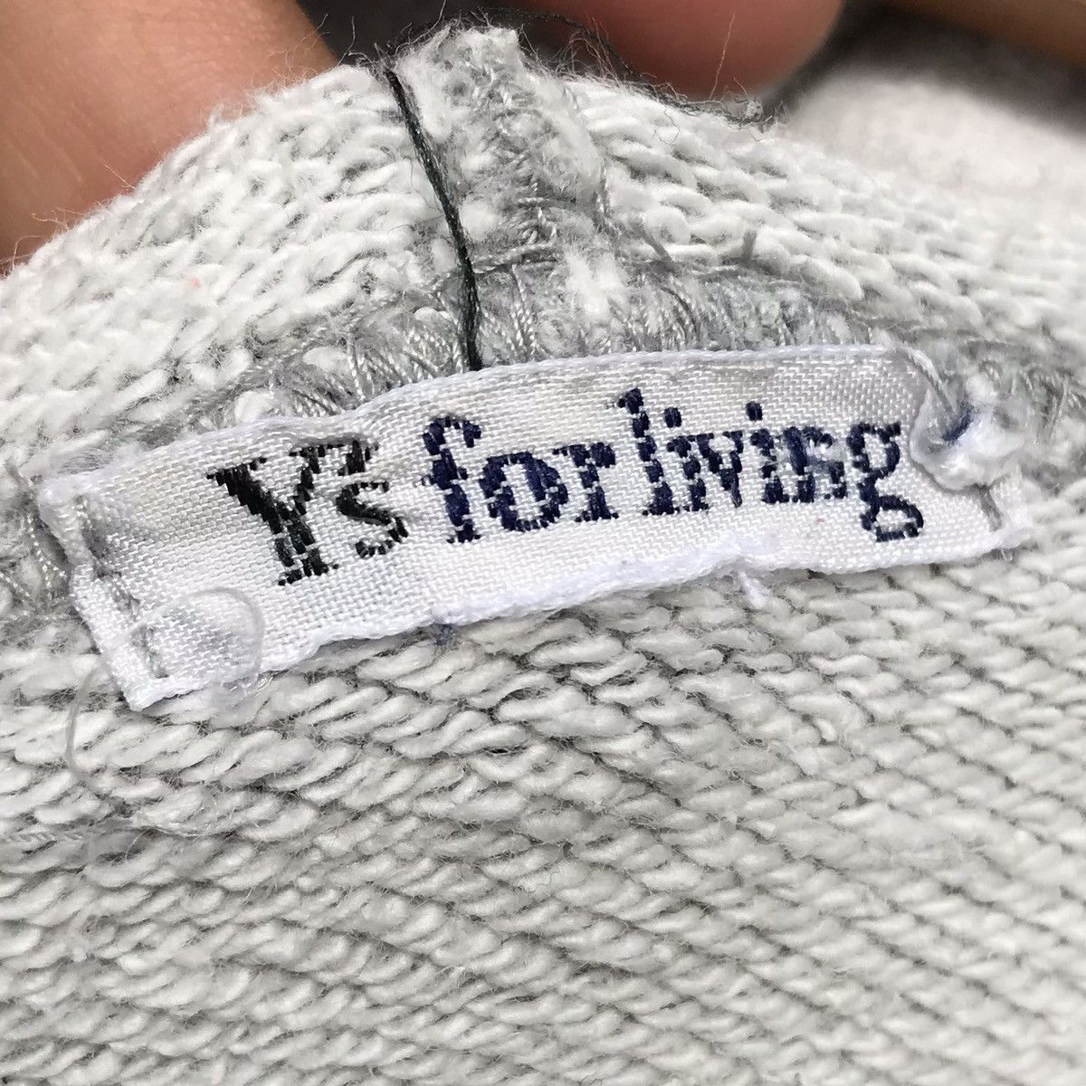 Vintage Y's For Living Yohji Yamamoto Hoodie Japanese Designer Size US S / EU 44-46 / 1 - 8 Thumbnail