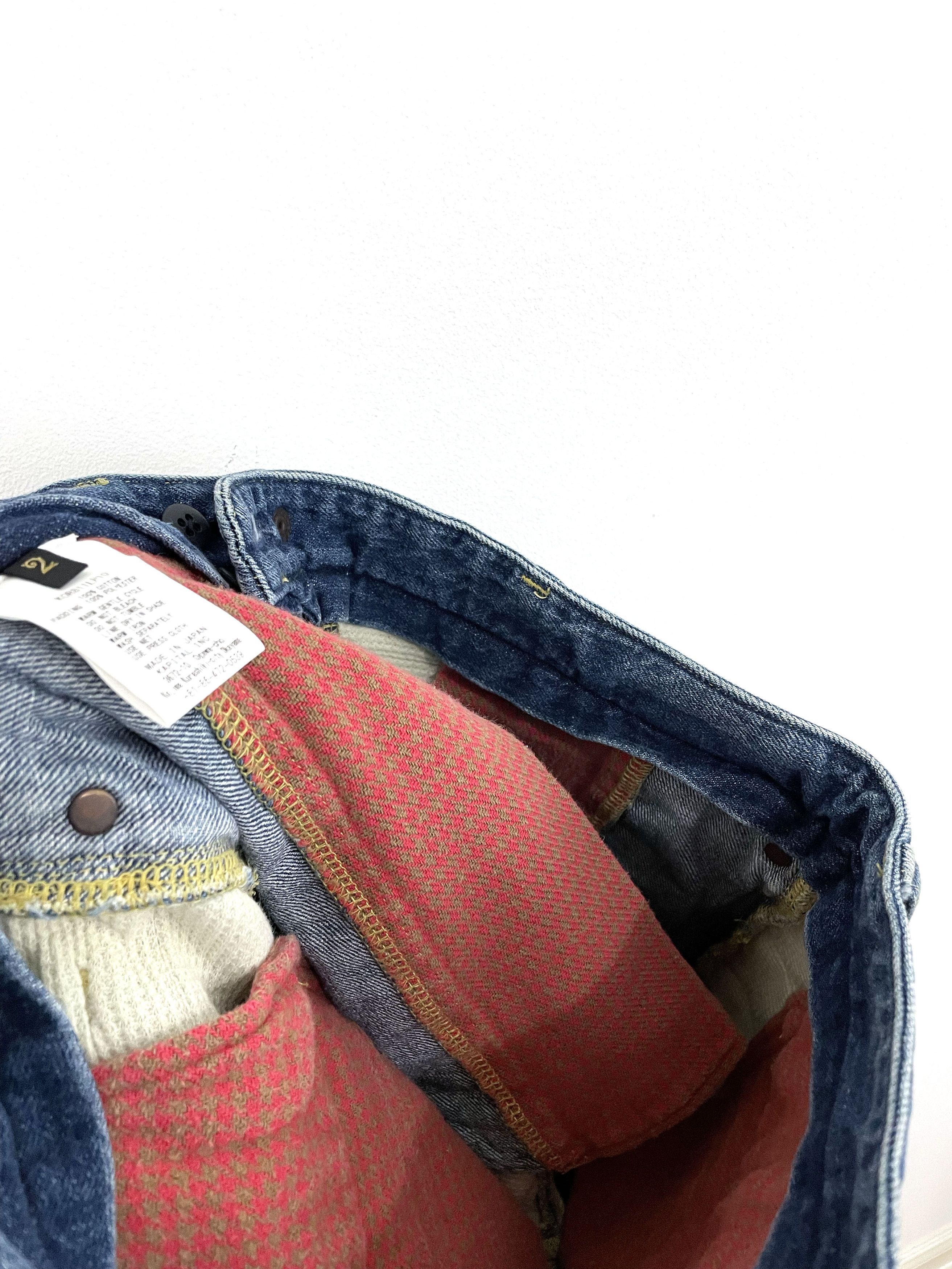 Kapital Quilted Denim Sweatpants Size US 30 / EU 46 - 11 Thumbnail