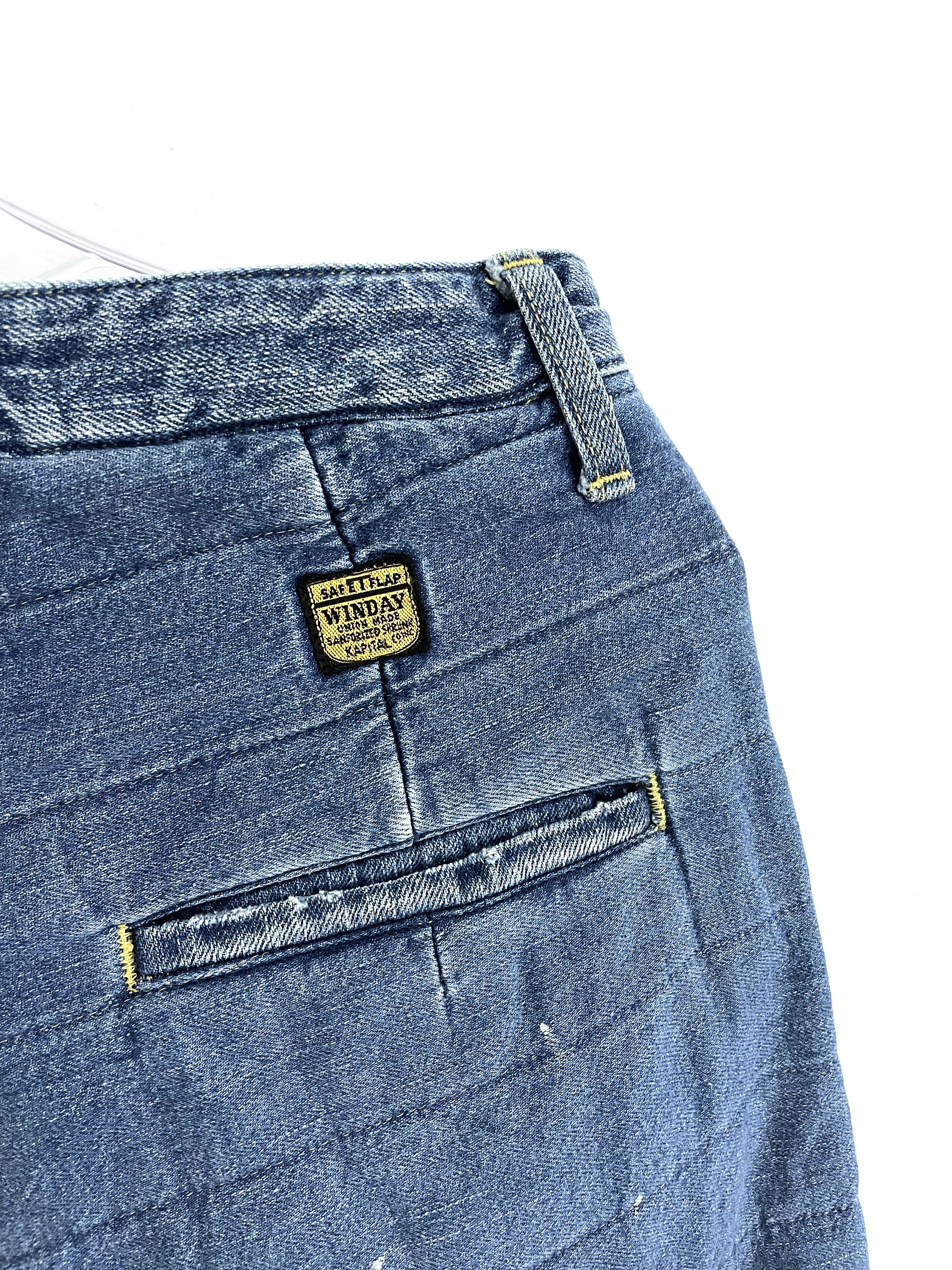Kapital Quilted Denim Sweatpants Size US 30 / EU 46 - 9 Thumbnail