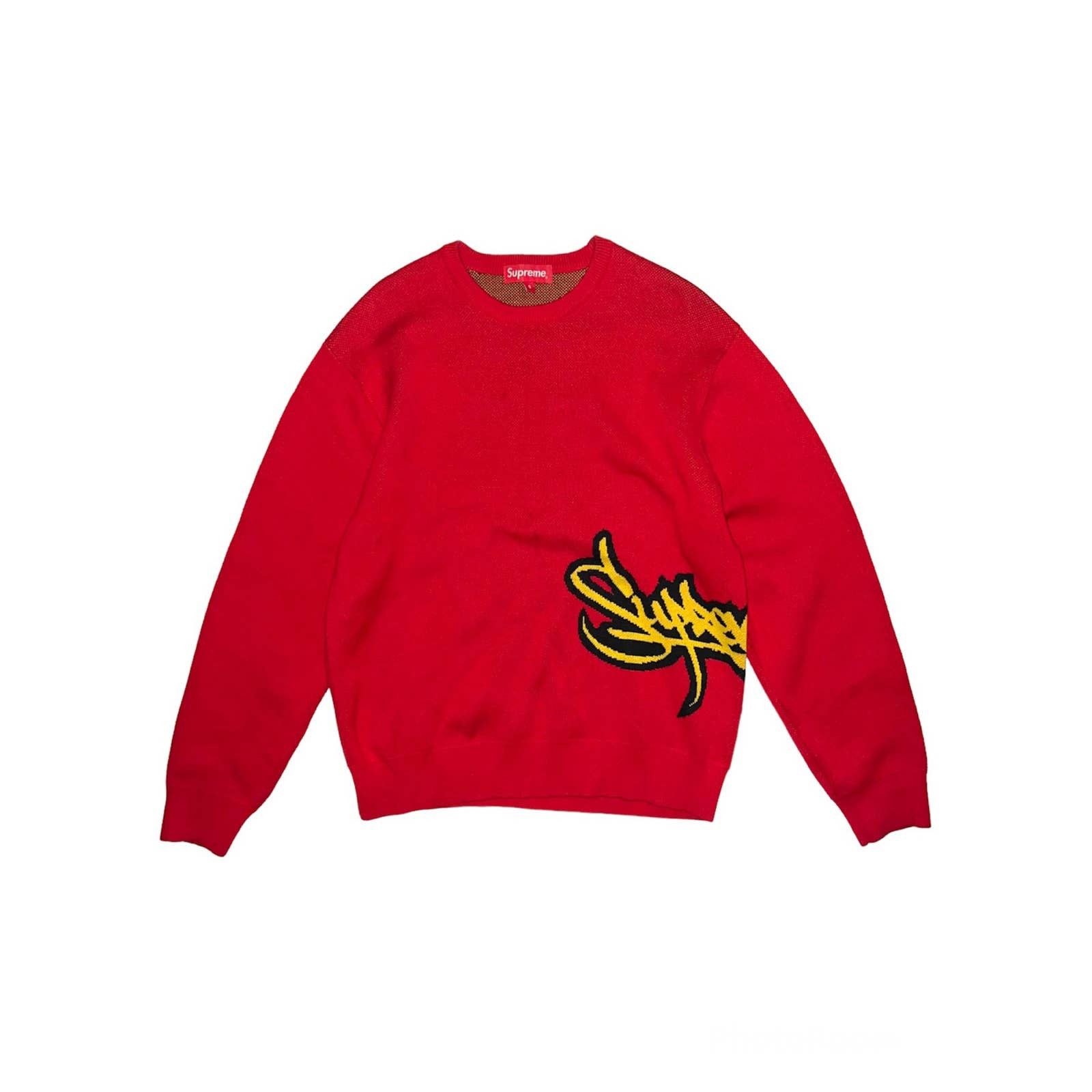 Supreme Supreme Tag Sweater Size US S / EU 44-46 / 1 - 1 Thumbnail