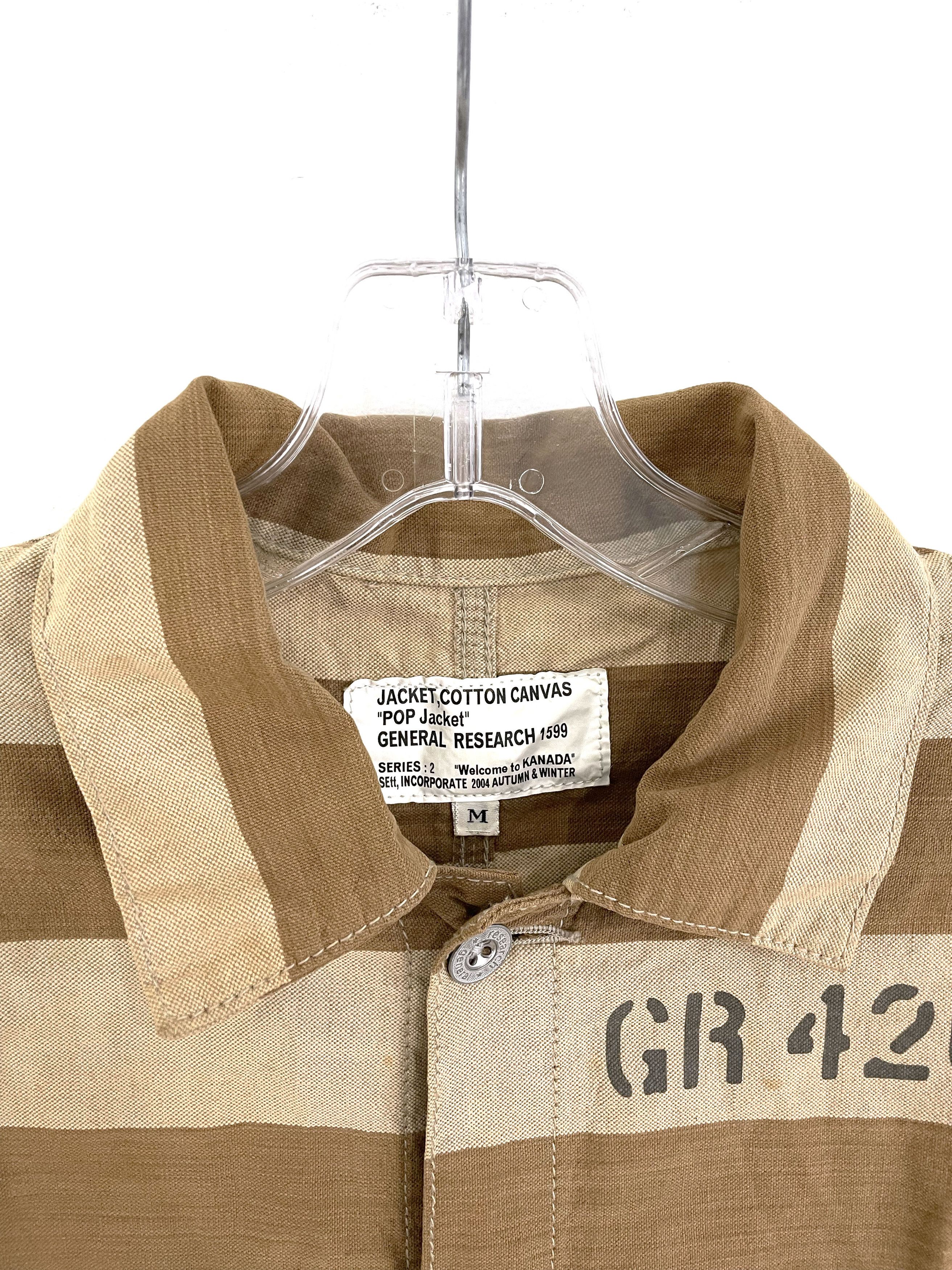 General Research 2004 Striped Prisoner Buttonup Size US M / EU 48-50 / 2 - 3 Thumbnail