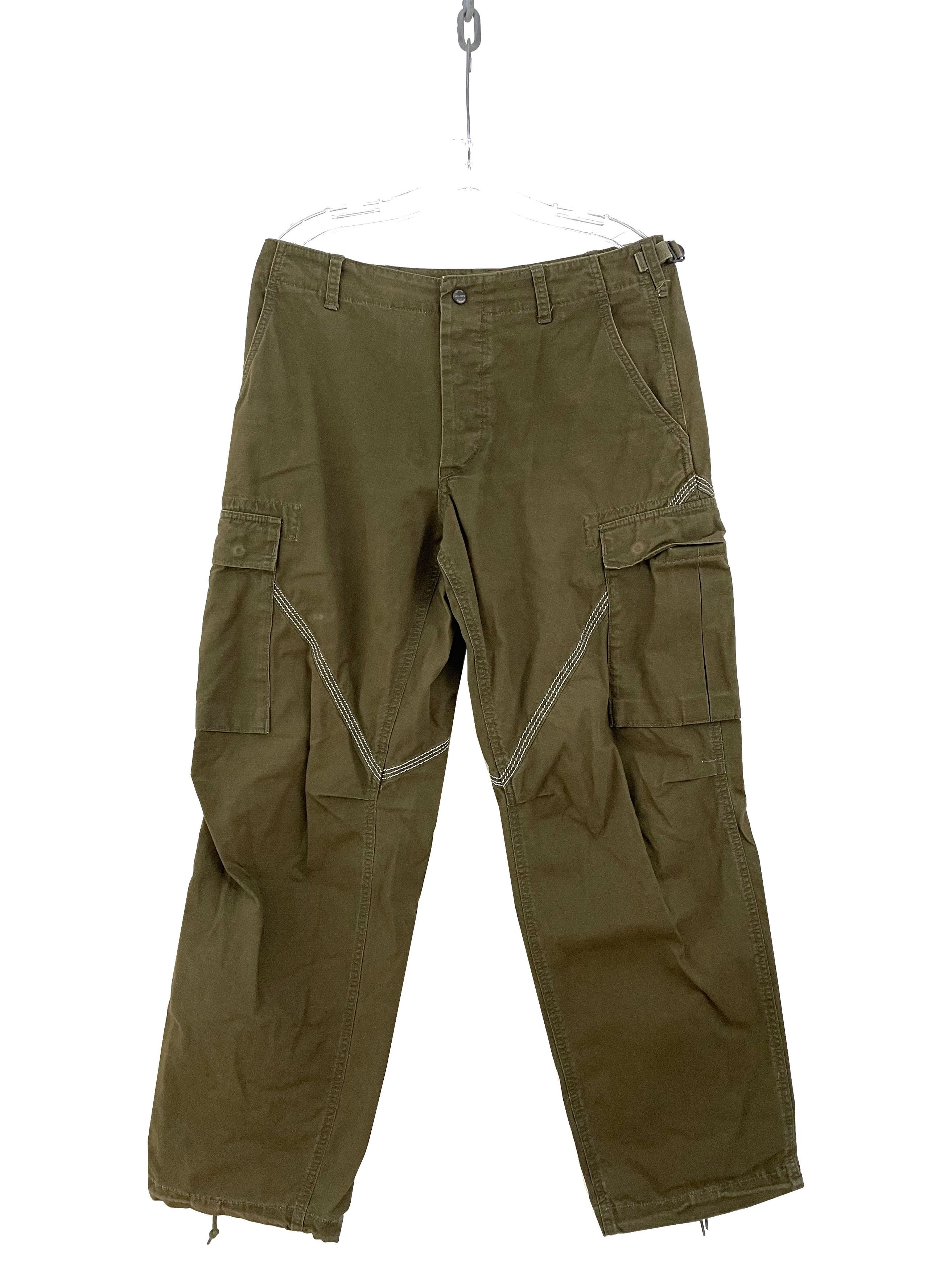 General Research 2006 Contrast Stitch Cargo Pants Size US 32 / EU 48 - 1 Thumbnail