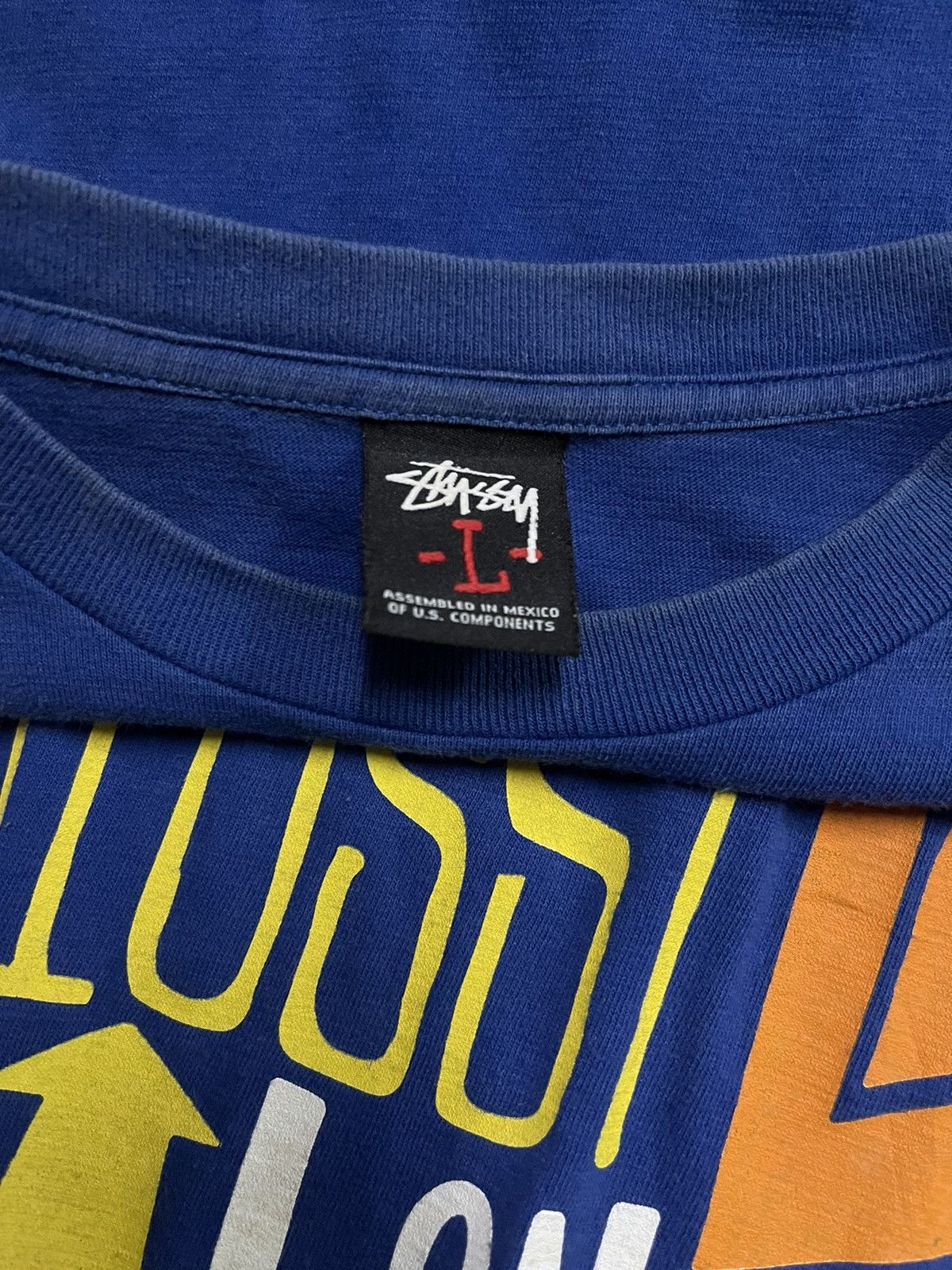 Stussy Stussy Overprint Faded Shirt Size US L / EU 52-54 / 3 - 4 Thumbnail