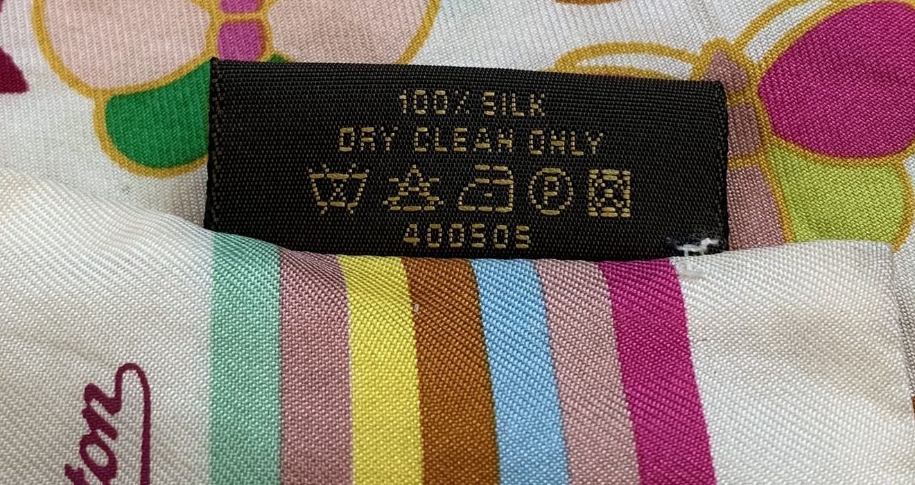 S/S 2003 Louis Vuitton Murakami Monogram Silk Scarf