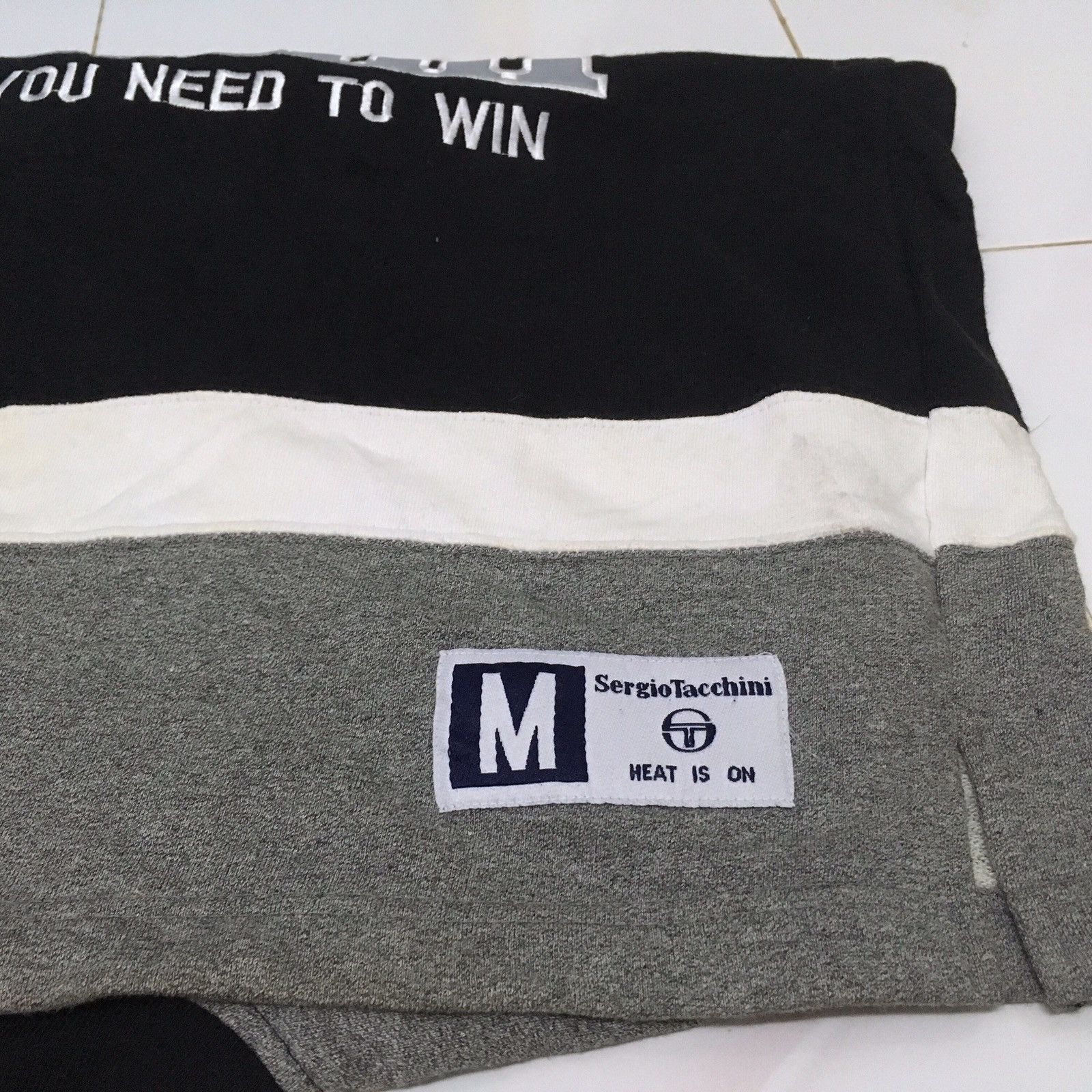 Sergio Tacchini × Vintage VINTAGE SERGIO TACCHINI BIG LOGO EMBROIDERED SWEATSHIRTS Size US L / EU 52-54 / 3 - 8 Thumbnail