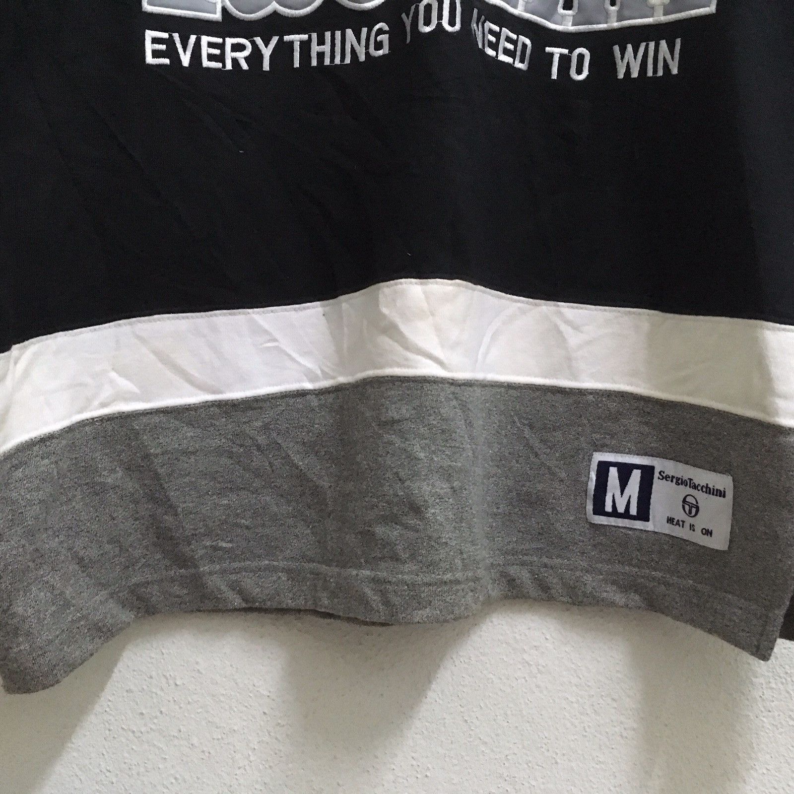 Sergio Tacchini × Vintage VINTAGE SERGIO TACCHINI BIG LOGO EMBROIDERED SWEATSHIRTS Size US L / EU 52-54 / 3 - 7 Thumbnail