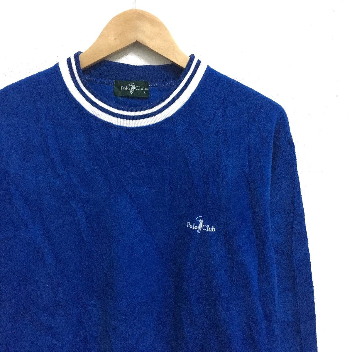 Beverly Hills Polo Club × Vintage VINTAGE POLO CLUB SMALL PONY FLEECE SWEATSHIRT PULLOVER Size US S / EU 44-46 / 1 - 3 Thumbnail