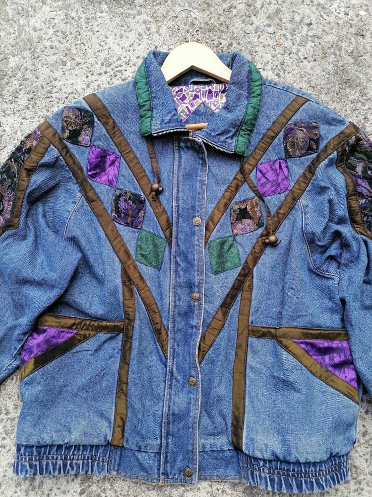 Designer Current Seen Nice Design Denim Jacket Size US L / EU 52-54 / 3 - 2 Thumbnail