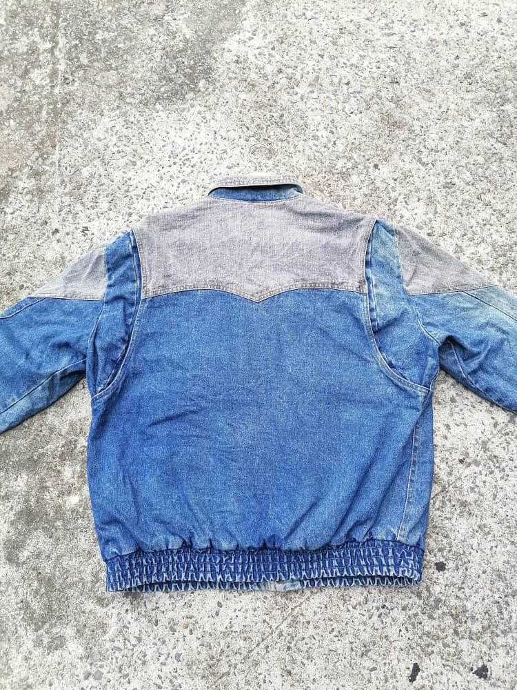 Designer Saddlery Multi Denim Patch Denim Jacket Size US L / EU 52-54 / 3 - 2 Thumbnail