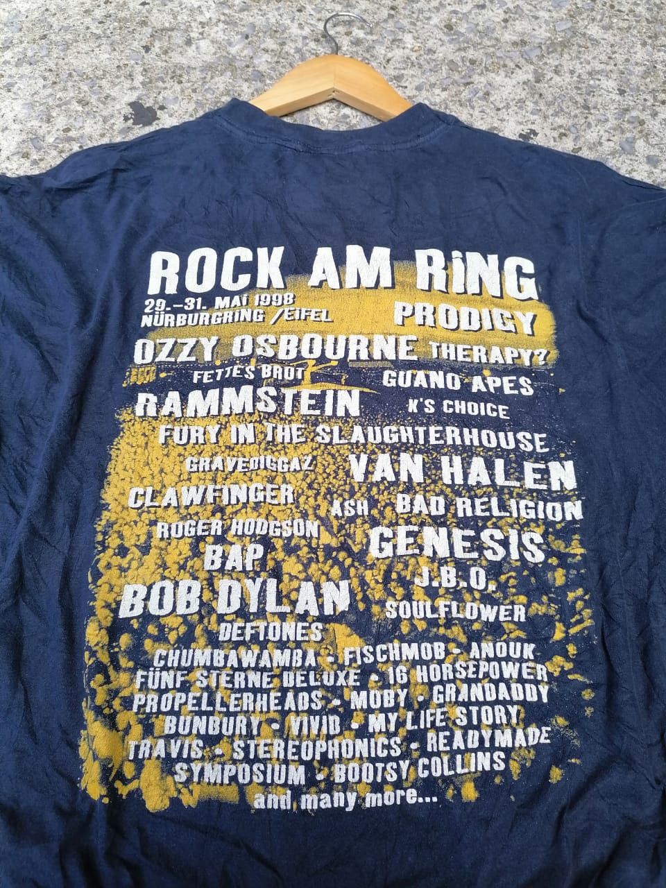 Band Tees × Mtv × Vintage Vintage 90s MTV Rock Am Ring Preston Prodigy Concert Size US XL / EU 56 / 4 - 1 Thumbnail
