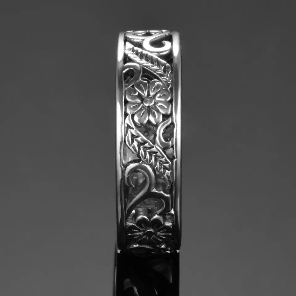 Jewelry Sterling Silver None Stones Classic Round Ring Size ONE SIZE - 2 Thumbnail