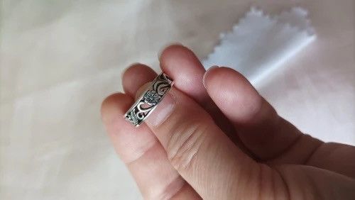 Jewelry Sterling Silver None Stones Classic Round Ring Size ONE SIZE - 1 Thumbnail