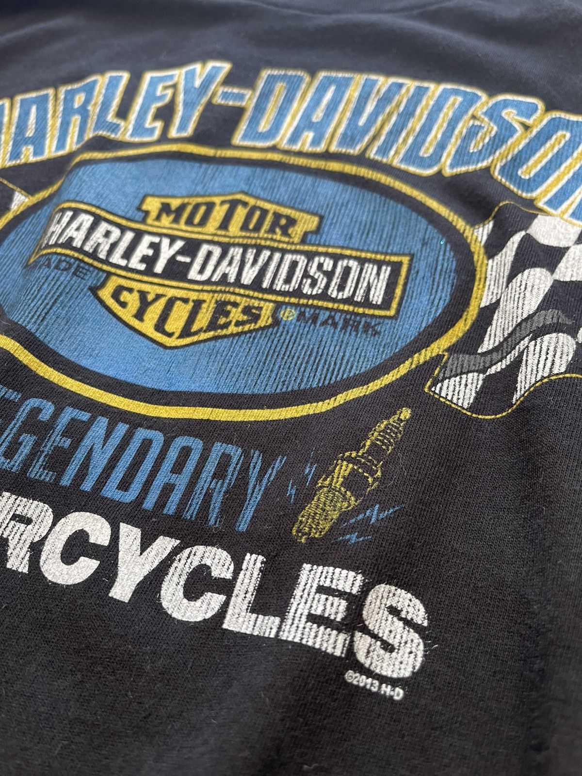 Harley Davidson Vintage Harley Davidson Motorcycle HD Shirts Size US XXL / EU 58 / 5 - 6 Thumbnail