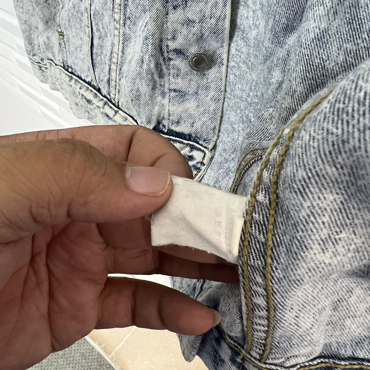 Japanese Brand VINTAGE BIKER GL HEART DENIM BOMBER JACKET ACID WASH DESIGN Size US L / EU 52-54 / 3 - 16 Thumbnail