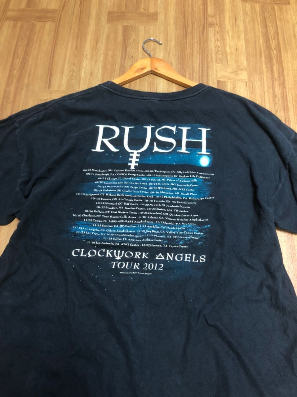 Band Tees Rush Clockwork Angels 2012 Tour Size US L / EU 52-54 / 3 - 3 Thumbnail