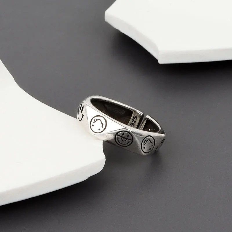 Jewelry × Vintage Smiling Face Ring Size ONE SIZE - 5 Thumbnail