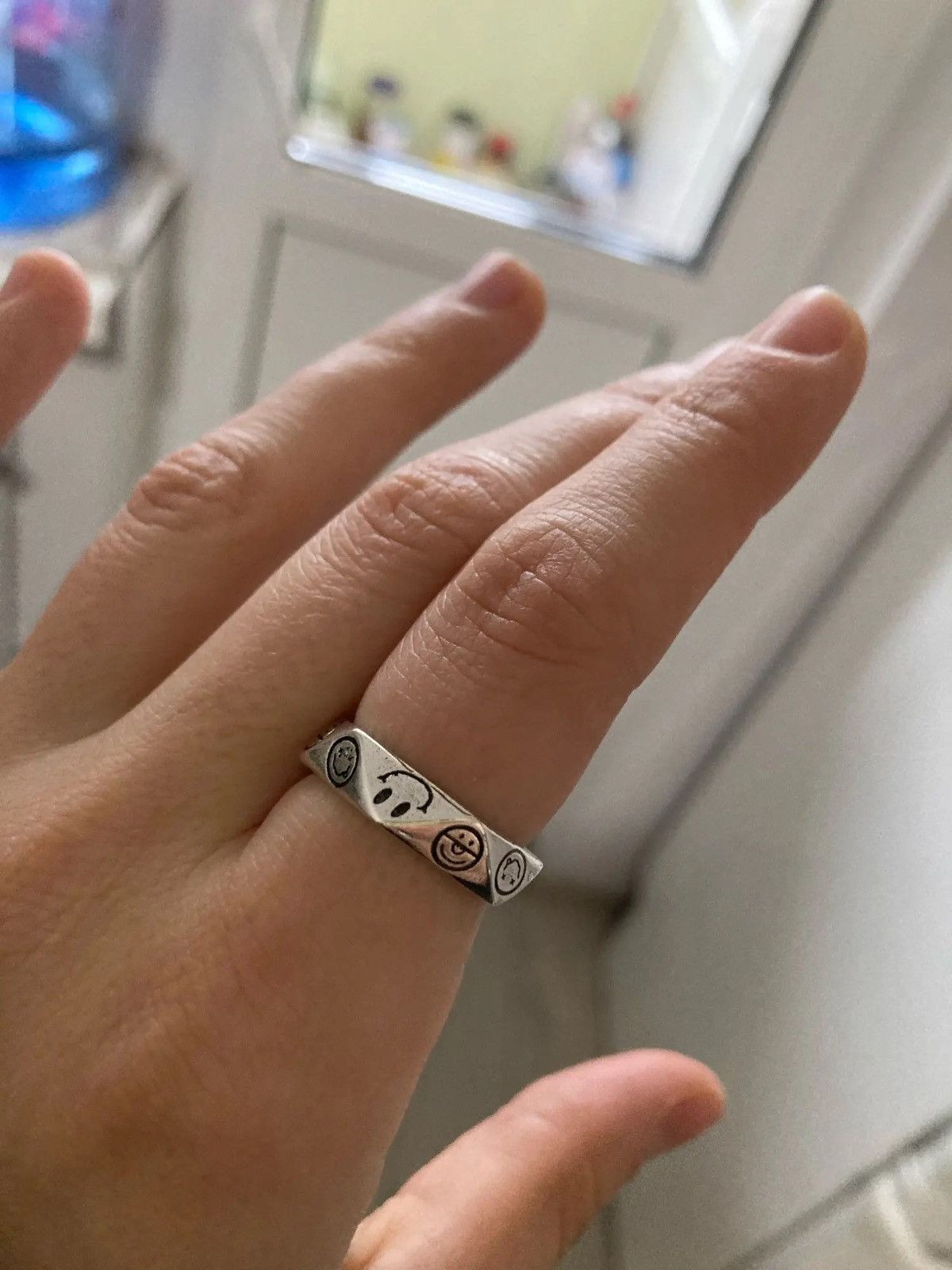 Jewelry × Vintage Smiling Face Ring Size ONE SIZE - 4 Thumbnail