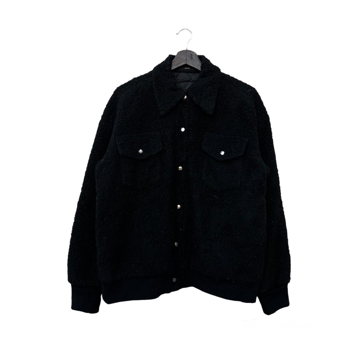 Japanese Brand RARE FLEECE SHERPA JACKET EMODA JAPAN BLACK Size US L / EU 52-54 / 3 - 1 Thumbnail