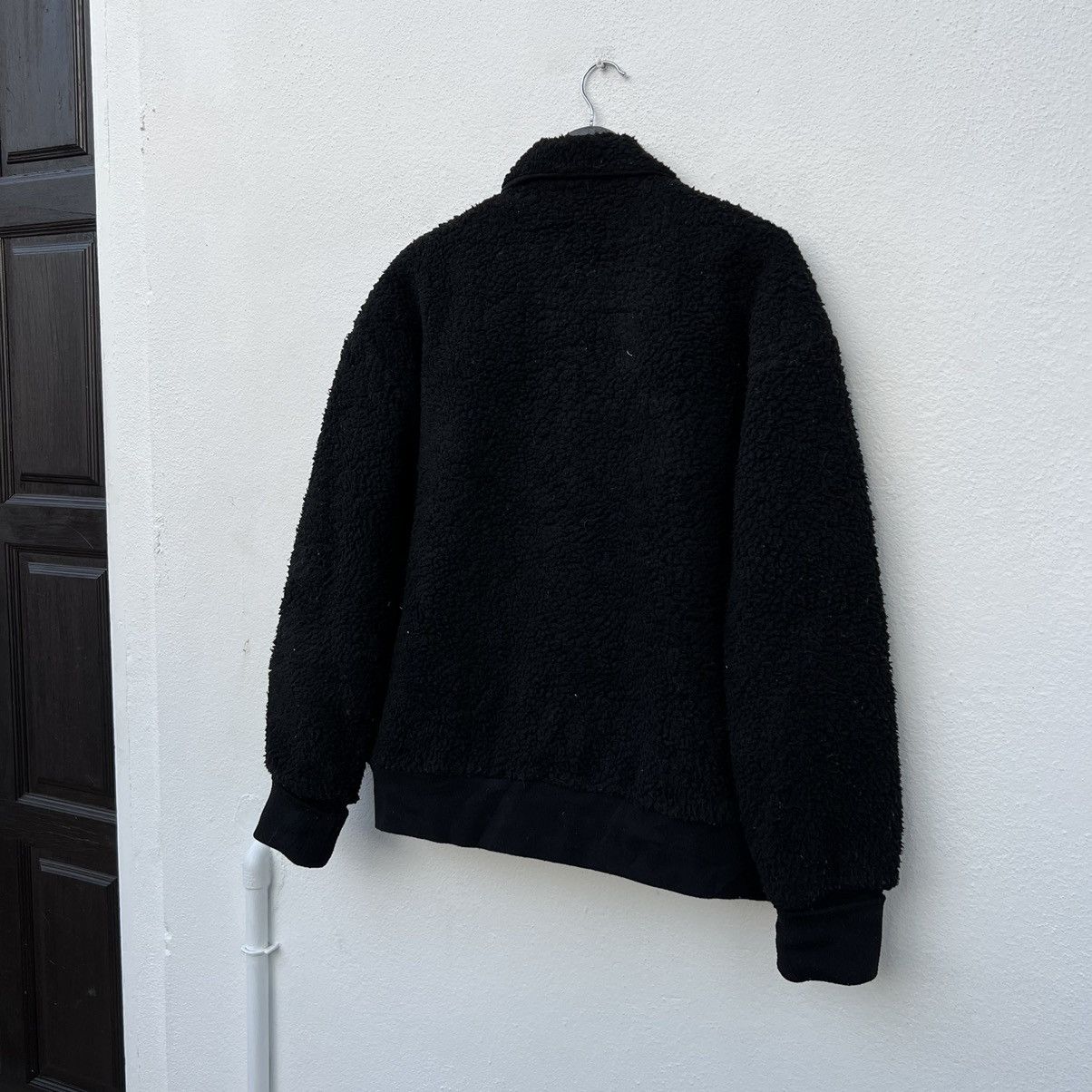 Japanese Brand RARE FLEECE SHERPA JACKET EMODA JAPAN BLACK Size US L / EU 52-54 / 3 - 9 Thumbnail