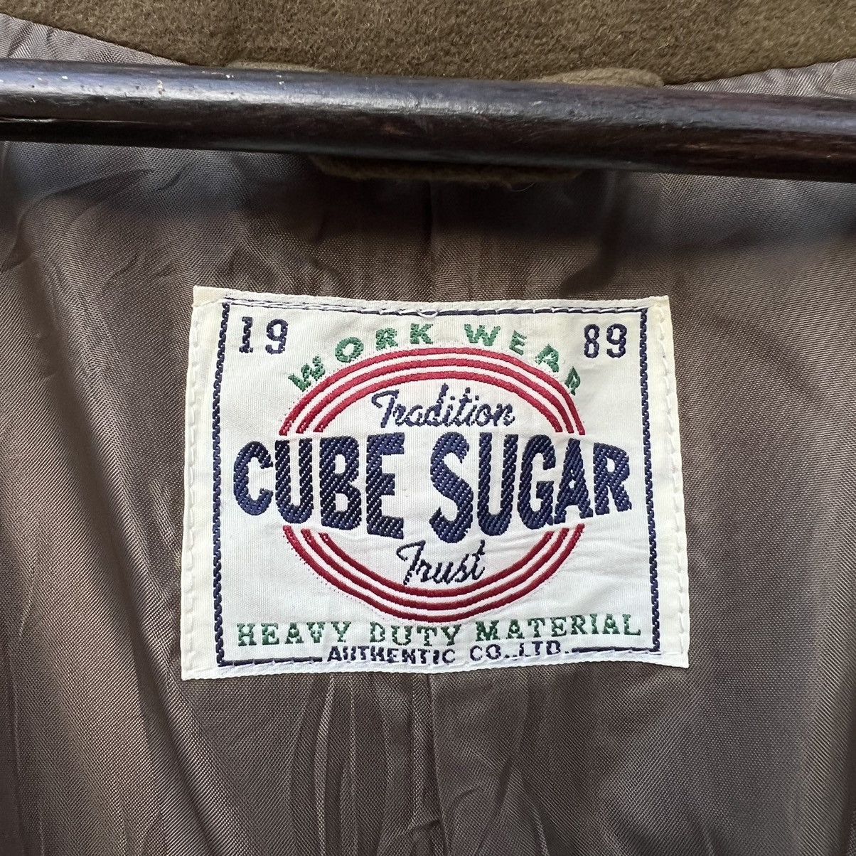 Japanese Brand VINTAGE WORKERS WEAR CUBE SUGAR JACKET MILITARY STYLE Size US M / EU 48-50 / 2 - 9 Thumbnail
